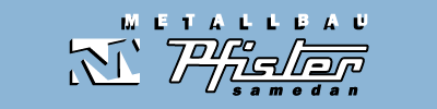 Metallbau Pfister Logo